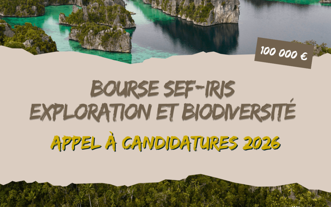 Ouverture des candidatures de la bourse « Exploration et biodiversité »